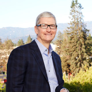 Tim Cook in a suit