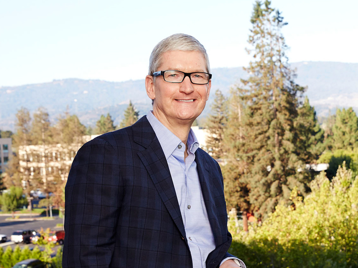 Tim Cook in a suit