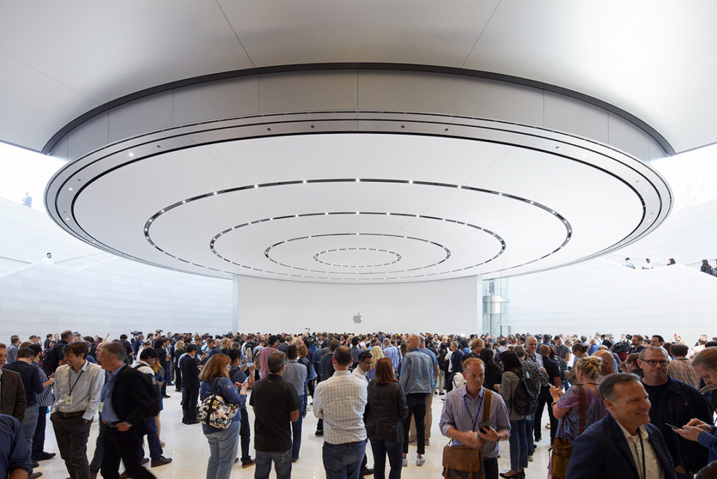 Inside the Steve Jobs Theater