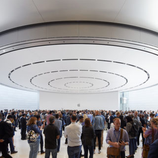 Inside the Steve Jobs Theater