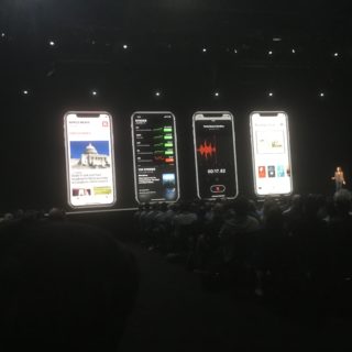 iOS 12 on phones at WWDC