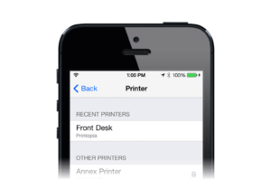 iOS to Mac printer app