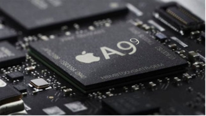 An image of the A series Apple processor chips