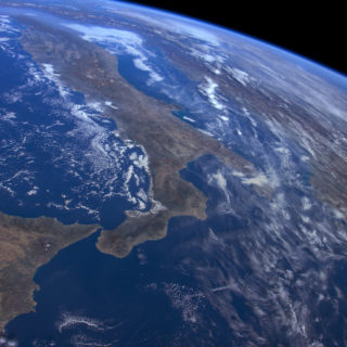 A NASA image of earth from space