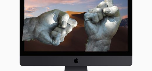 Two fists in a Mac