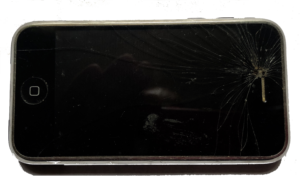 Smashed iPhone