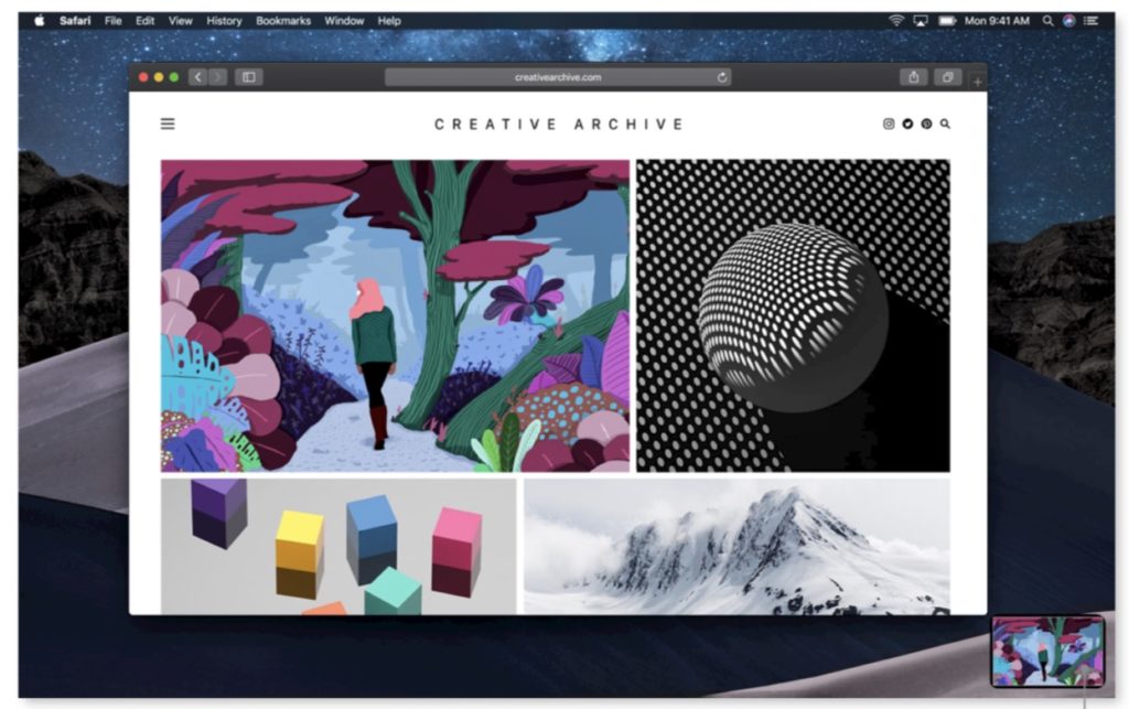 A screenshot preview