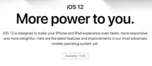 iOS 12 ship date