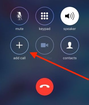 The Add Call button