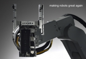 An Apple robot