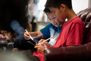 Everyone Can Create kids on pads