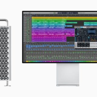An image of Logic X running on a Mac Pro