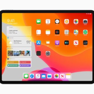 New iPad Home screen