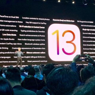 iOS 13 features as noted at WWDC