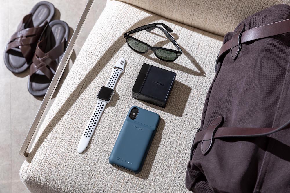 mophie in your travel bag