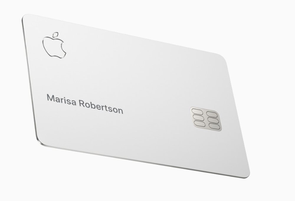 An Apple Card 