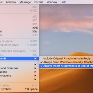 Mail Message Attachment