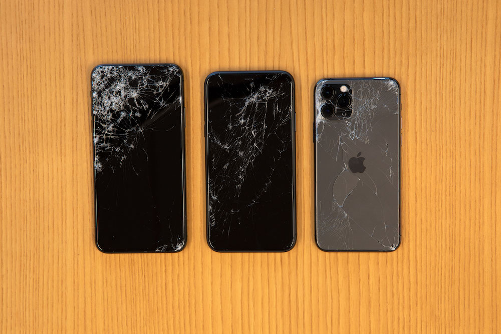 iPhone's after drop tests