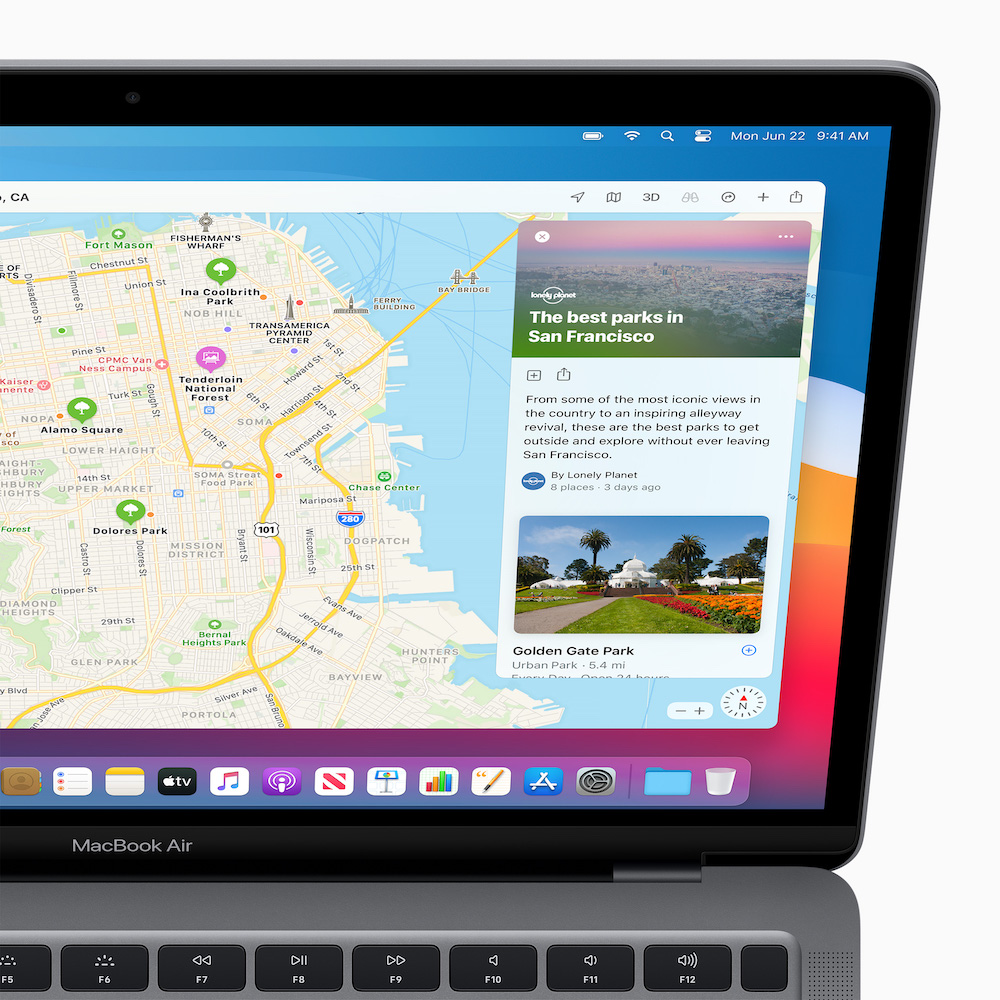 Maps on a Mac