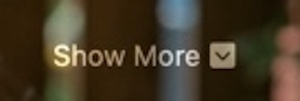 Show more button macOS 11