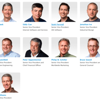 Apple leadership c2011