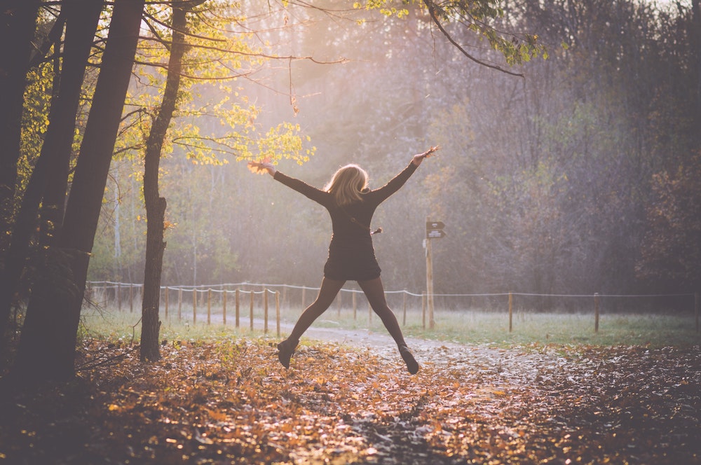 Woman Cheering