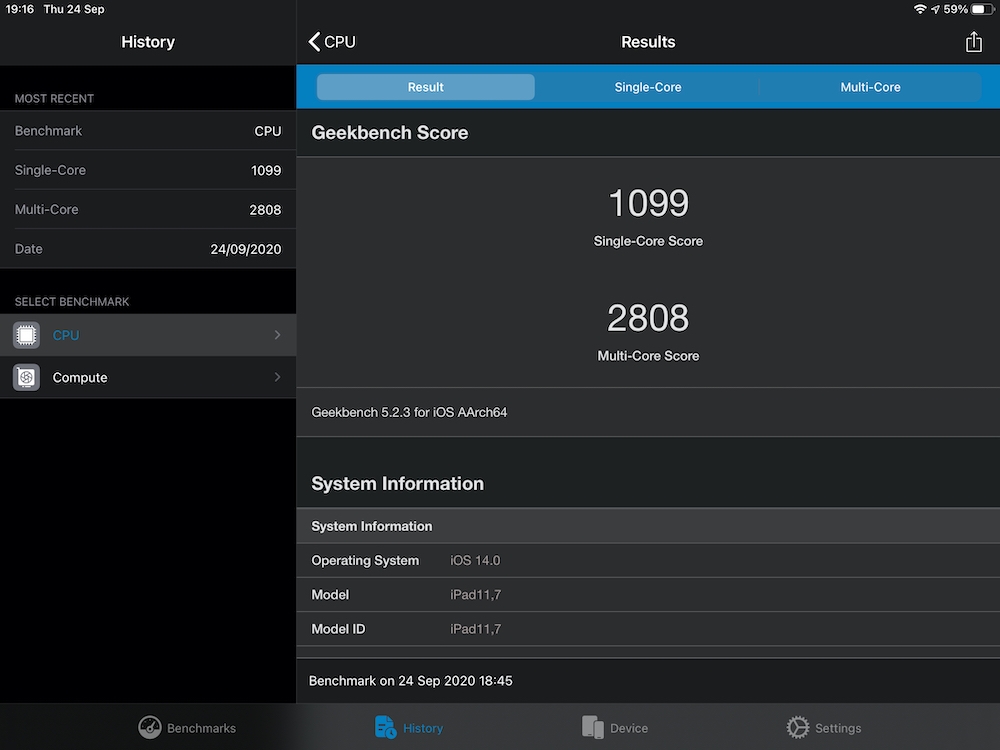 Geekbenchstats