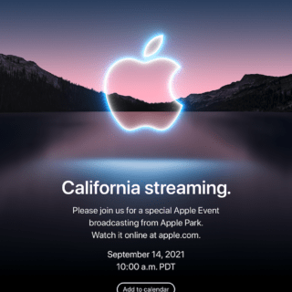 Apple Sep 2021 invite