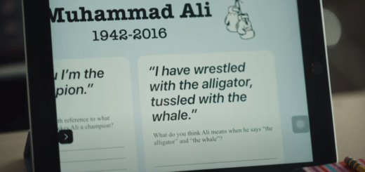 A still image from Apple's accessibility video