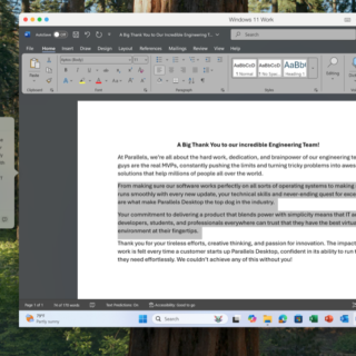 Apple Intelligence on Windows on Mac