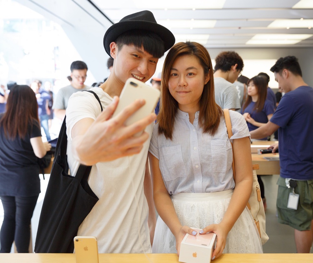 A decade ago at Apple Causeway Bay, Hong Kong