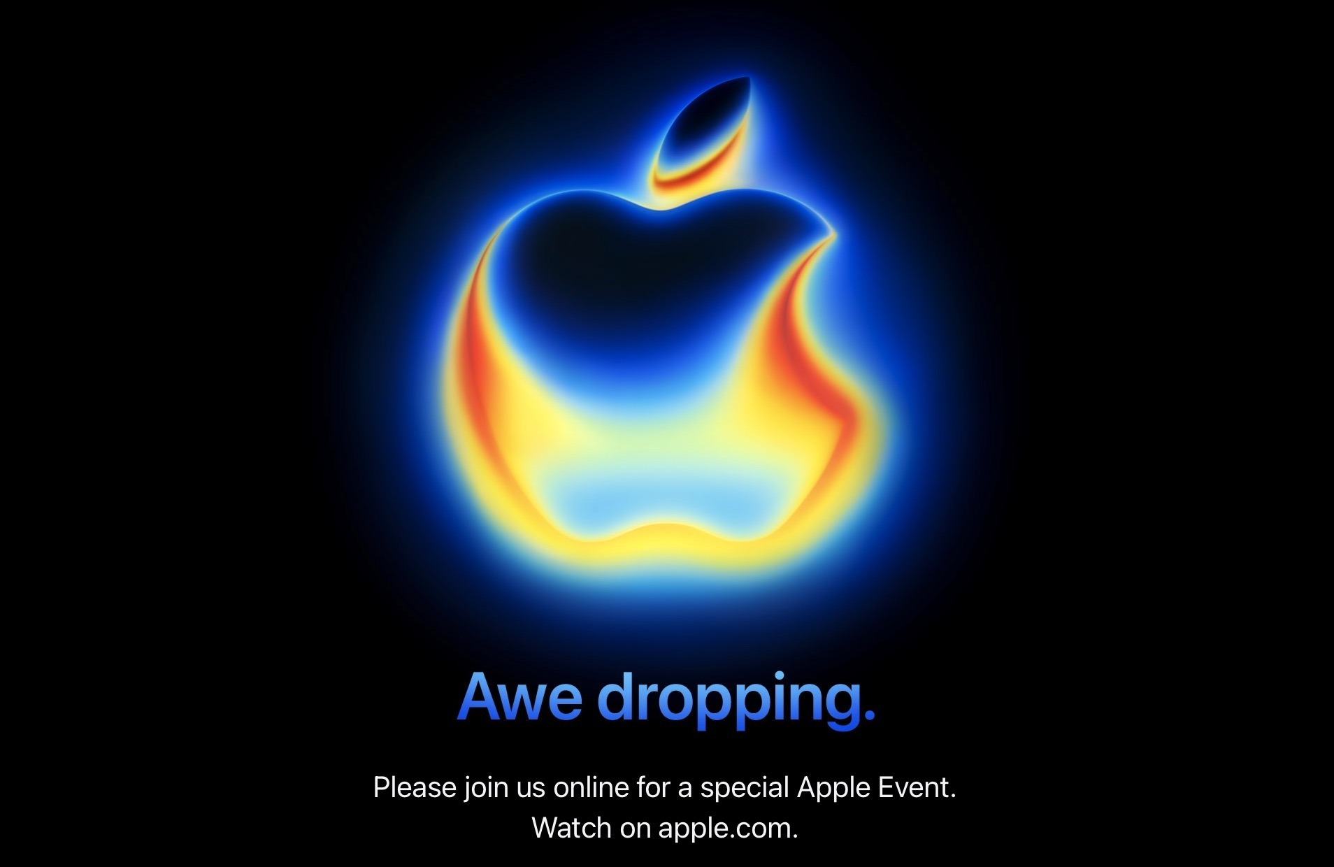 Apple event invitation